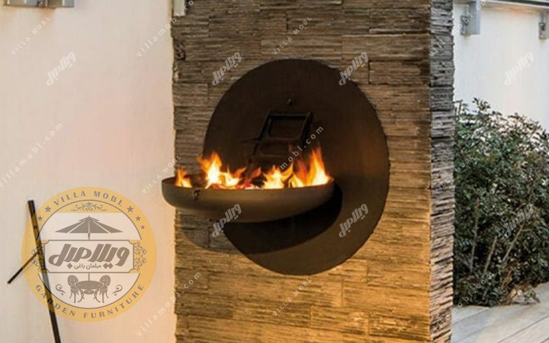 باربیکیو دیواری و کباب پز مدل گرد سیگما
