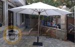 جنس چتر باغی سایبان قطر چهار متری استیل