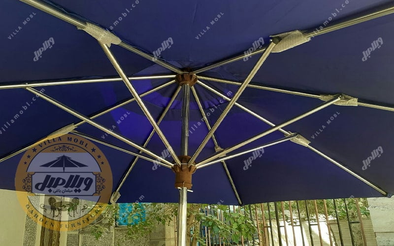 مشخصات چتر باغی سایبان قطر چهار متری استیل