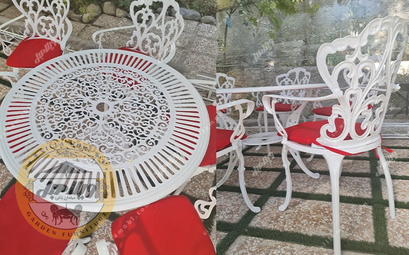 میز و صندلی باغی آلومینیوم مدالیوم