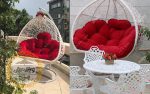 صندلی آویزی مناسب فضای باز دونفره