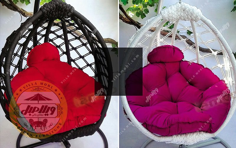 صندلی آویزی مدل مونیخ بافت کامل