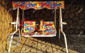 تاب باغی و تاب حیاطی مدل کارناوال سه نفره