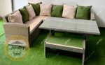 ست مبلمان باغی حصیری طرح ال مدل الیزابت