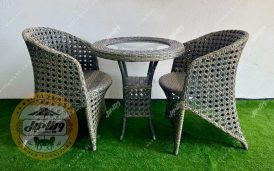 مبلمان باغی حصیر بافت اورنج