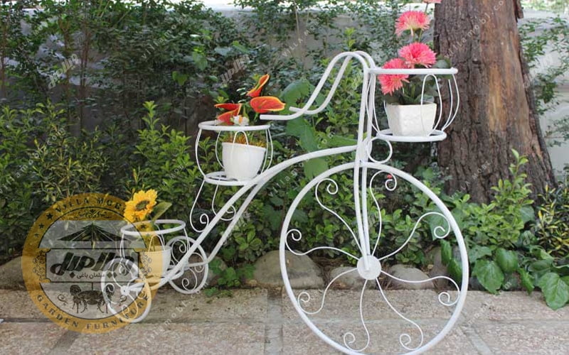 گلدان طرح دوچرخه