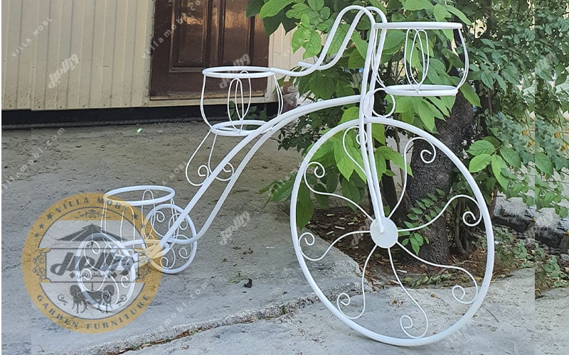 جنس استند گلدان مدل دوچرخه