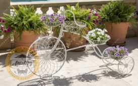 استند گلدان مدل دوچرخه