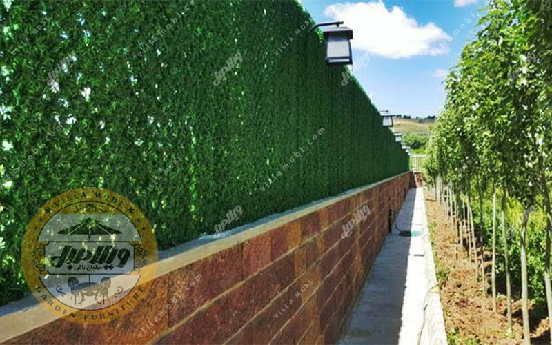 فنس چمنی و دیواره سبز چشمه 5سانتی متری