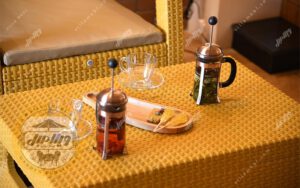 میز طرح حصیربافت