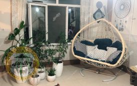 تاب ریلکسی دونفره فضای باز بافت پلی اتیلن