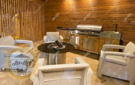 مبلمان پلیمری طرح حصیر بافت ضد آب