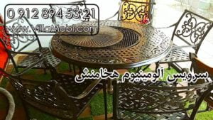 میزوصندلی با میز آتشدان میزوصندلی با میز آتشدان