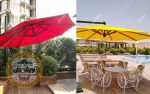 چتر باغی سایه بان پایه کنار قطر سه متری