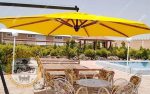 چتر باغی سایه بان پایه کنار قطر سه متر