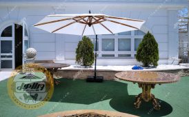 خرید چتر باغی سایه بان پایه کنار قطر سه متری