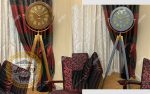 ساعت آنتیک سه پایه ترکیب چوب و فلز