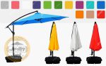 رنگبندی چتر سایبان پایه کنار پاسیو