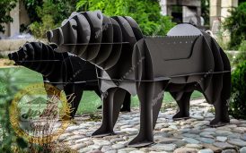 باربیکیو زغالی مدل خرس بزرگ