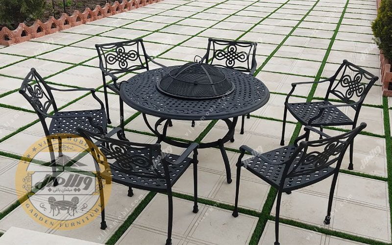 آتشدان مدل هخامنشی آلومینیومی