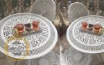 میز باغی آلومینیوم قطر ۷۲ سانتی متر