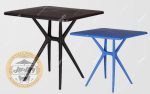 میز پلیمری مربع مدل تیکا