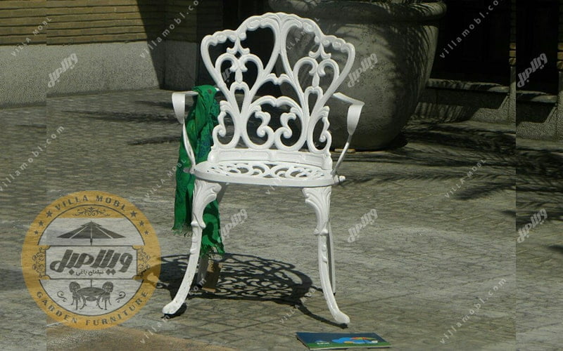 مشخصات صندلی باغی آلومینیومی مدل مدالیوم