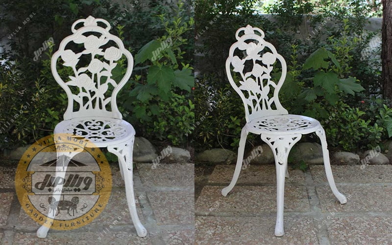 صندلی باغی آلومینیومی رز