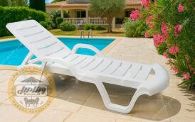 تخت کنار استخری پلاستیک مدل آوانگارد