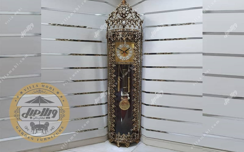 ساعت ایستاده چوبی مدل سلطنتی