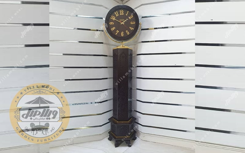 ساعت چوبی مدل شهرزاد