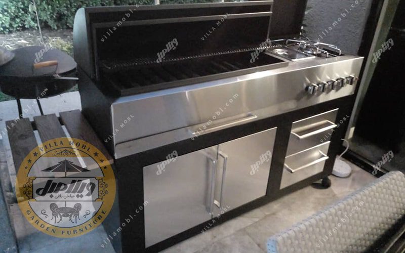 باربیکیو گازی استیل مدل 180 لایت