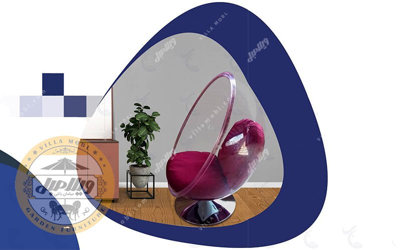 صندلی شیشهای مدل گردون