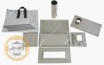 بخاری استیل تاشو هیزمی