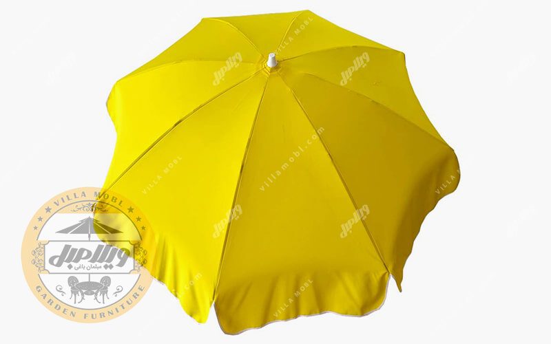 سایه بان پارچه نانو ضد آب قطر 2 متر زرد