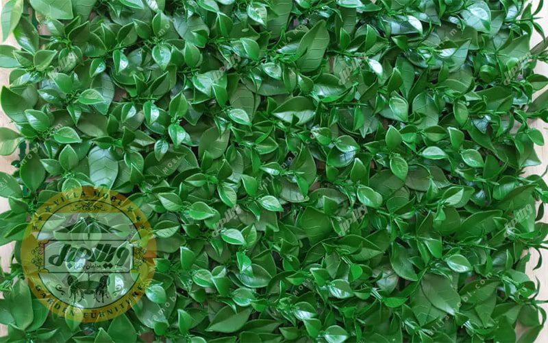 گرین وال و دیواره سبز مدل برگ پرتقالی تیره