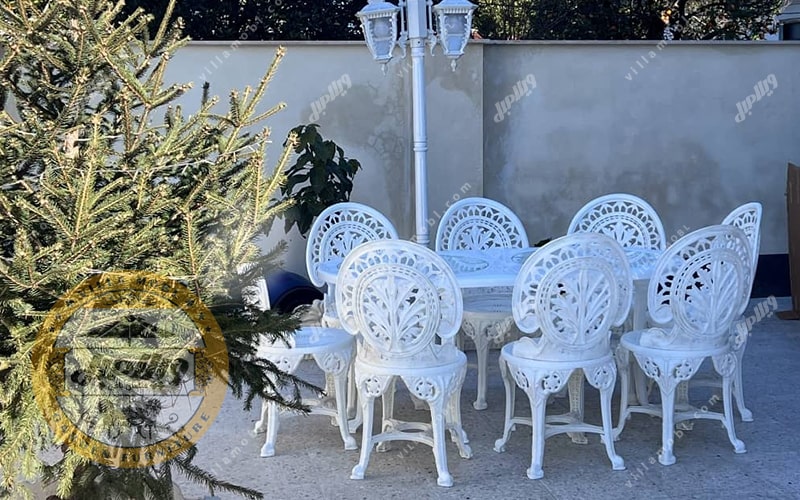 خرید میز و صندلی پلیمری مدل طاووس