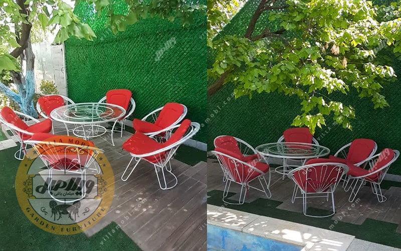 قیمت و مشخصات مبل ویلایی مدل شعاعی