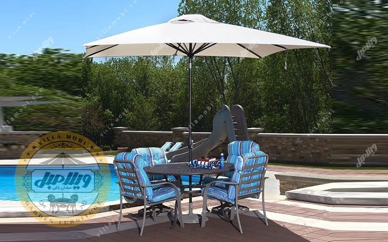 سایبان و چتر لینا 3در3مربع با وینچ دستی