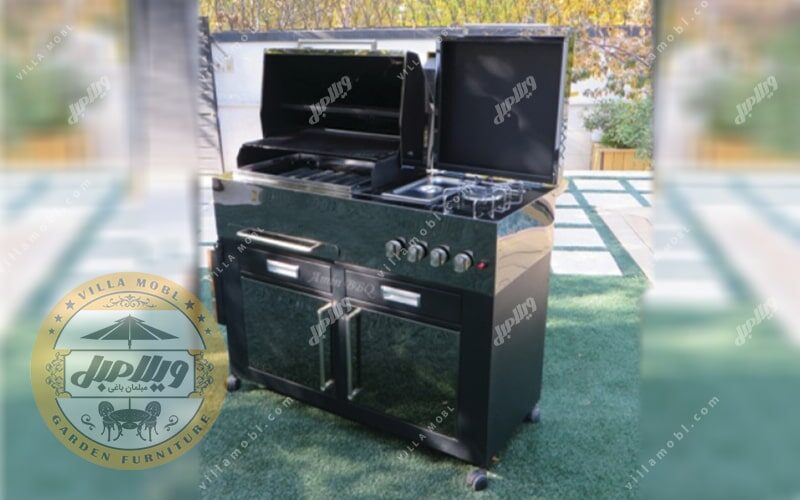 باربیکیو مدل استیل دودی 110