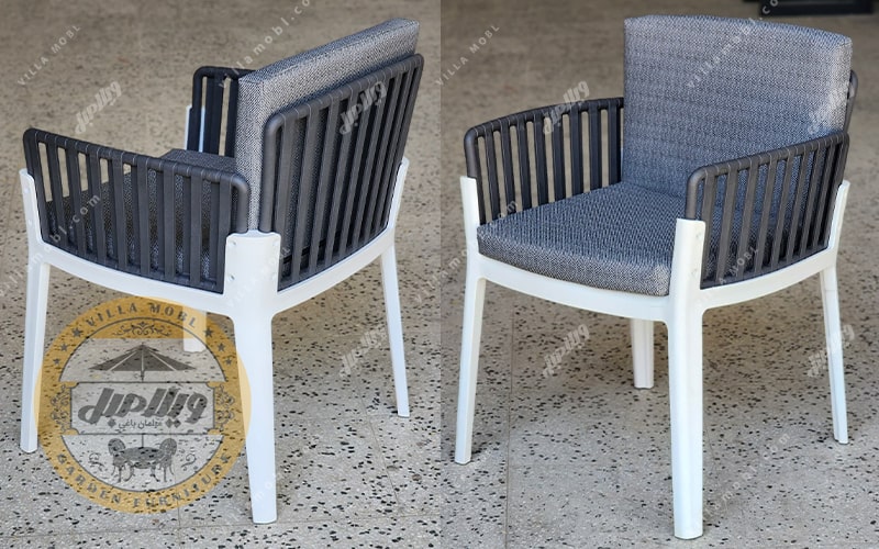 صندلی رستورانی و فضای باز پلیمری مدل پلازا
