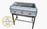 کباب پز سنتی گازی 100 با پایه استیل
