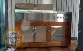 باربیکیو با اجاق گاز و سرخکن مدل SWRC 140