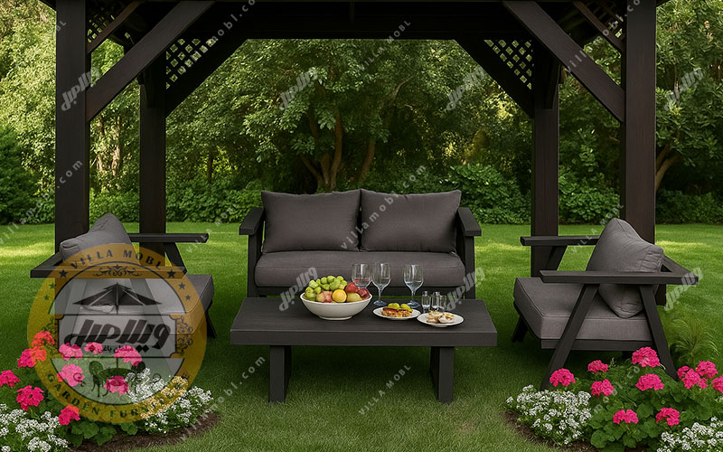 مبل باغی آلومینیوم مدل السا